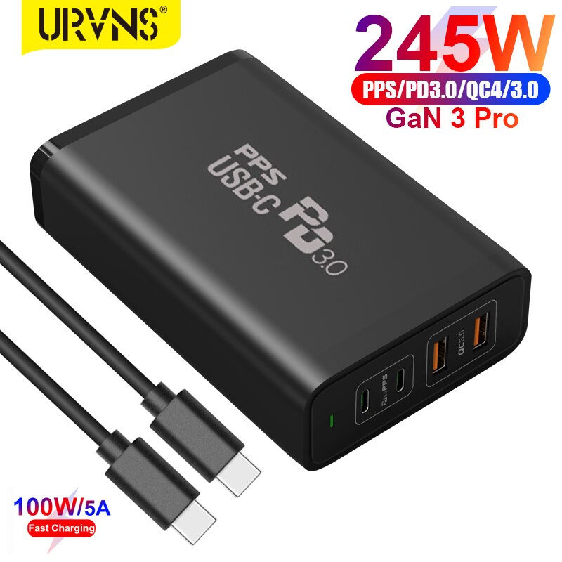 URVNS 245W GaN 3 Pro USB-C   4 Ʈ  ..